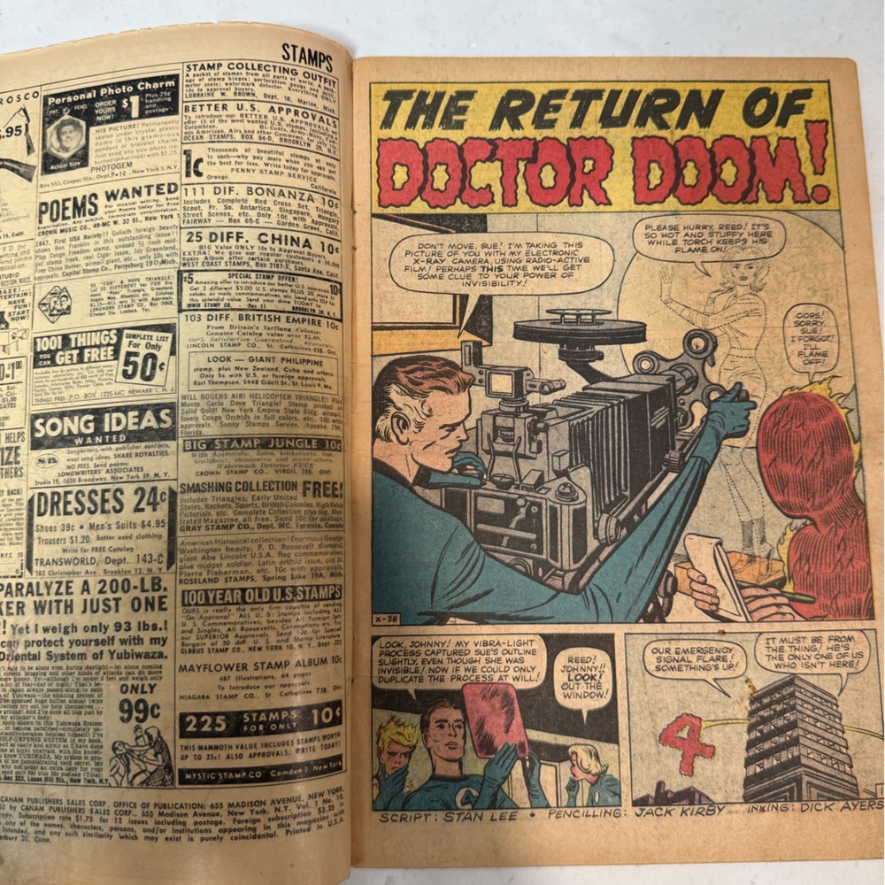 1963 fantastic four #10 comic book - Picture 5 of 10